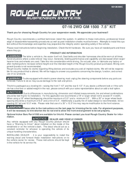 Installation Manual